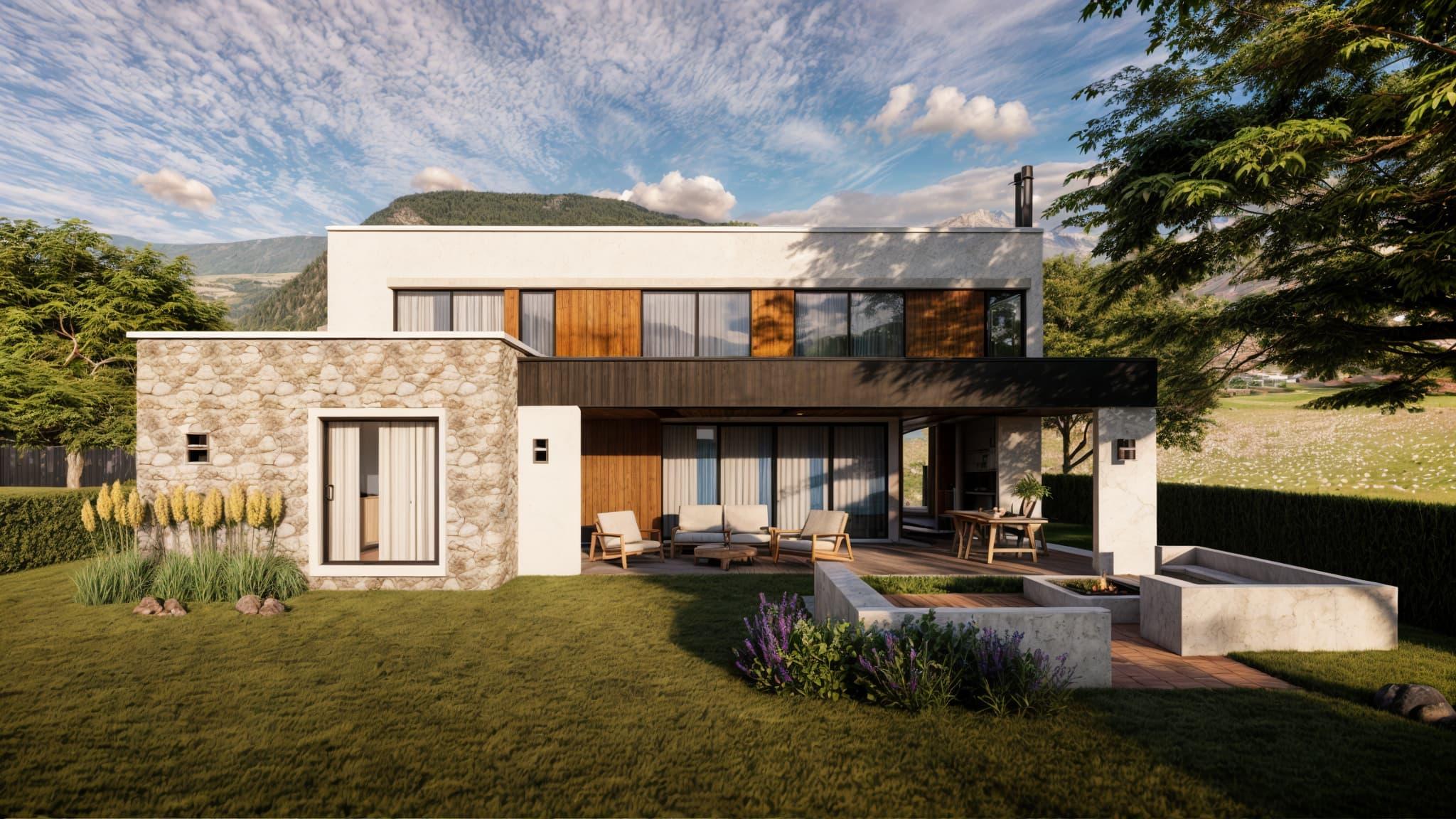 Visualizacion 3d proyecto: Casa Rafita
